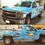 Paradise Aquatics truck wrap - Chesapeake, VA