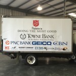 Salvation Army box truck graphics